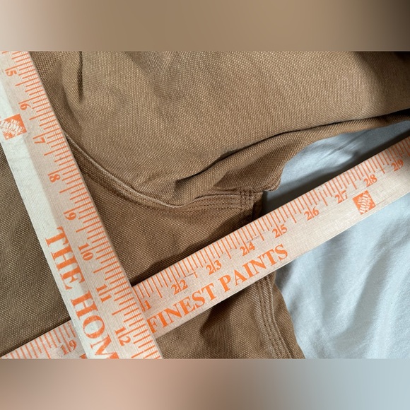 Dickies Detroit Full Zip Blanket Lined Workwear Large Cropped Tan Jacket Flawed - Picture 4 of 15